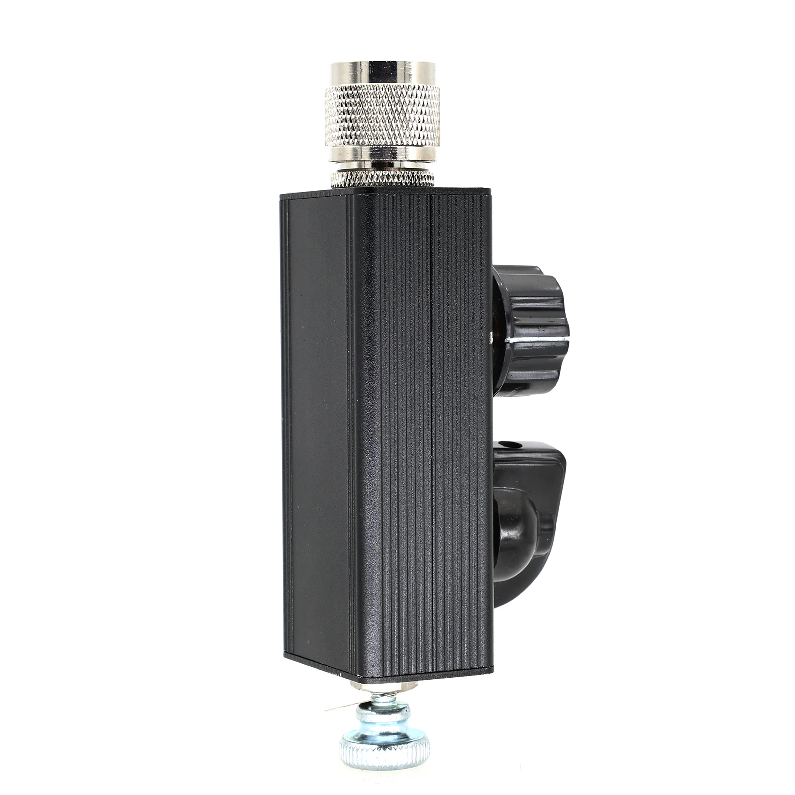 هوائي عالمي HF/VHF/UHF 1.8-470 ميجا هرتز - طاقة 30 وات، مقبض SWR قابل للتعديل، يتضمن 3 محولات للراديو