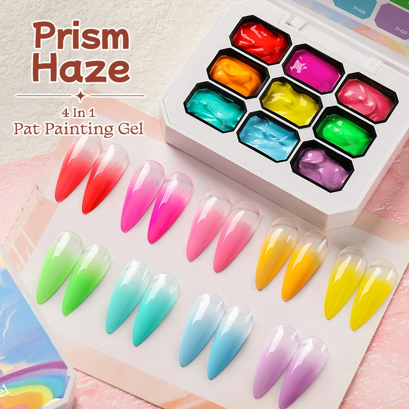 

UR SUGAR 9 Colors Y2K Series Patting Gel Nail Polish Soak Off Painting Stamping Uv Gel Long Lasting Nail Polish For Salon DIY