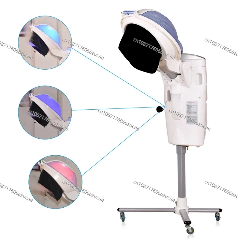 

Synteth Factory Price Salon Barber Shop Professional Multi-function O3 Ozone Spa Micro Mist 7 LED Lights Hair Steamer Machine