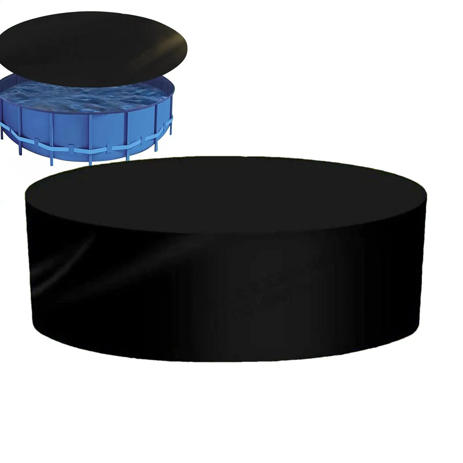 

Solar Pool Cover Round Swimming Pool Solar Cover Foldable Rainproof Sun Protection Replacement Parts Hot Tub Accessories