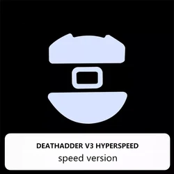 1 Set Ultraglide Mouse Skates For Razer Deathadder V3 Hyperspeed Brake Speed Mouse Feet ICE Version Mice Glides PTFE Feet
