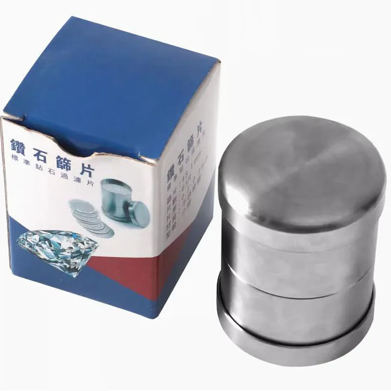 65 PCS 48MM Diamond Stainless Steel Screening Tools Easy to Install Diamond Size Measuring Device Handmade Jewelry Making Tools