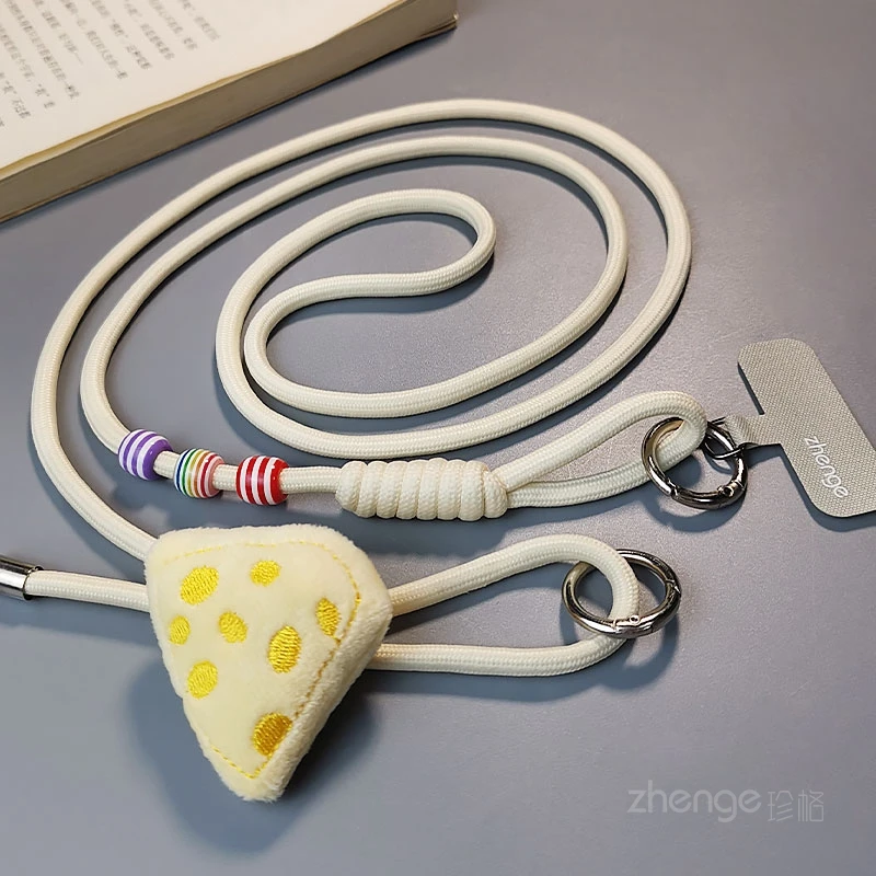 

Mobile Phone Lanyard Adjustable Cheese Block Woven Crossbody Long Outdoor Pendant Universal Fashion New Product
