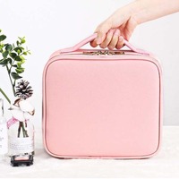 Large Capacity Cosmetic Bag Suitcase Anti-Splash Water Oxford Cloth Handheld Makeup Bag Portable Compartment