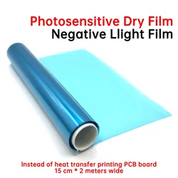 15CMx2M PCB Portable Photosensitive Dry Film for Circuit Photoresist Sheets 1M Brand New For Plating Hole Covering Etching