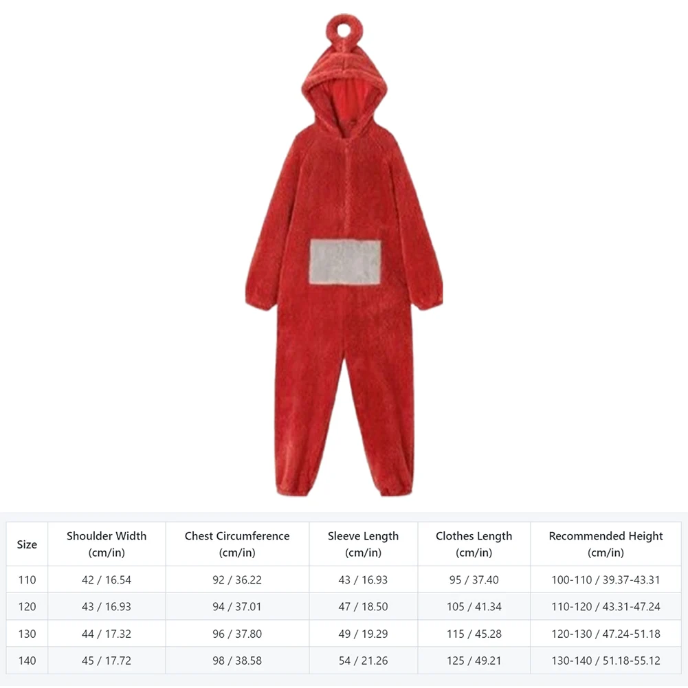 Kids Tele tubbies Anime Pluche Pyjama Cartoon Tele tubbies Kostuums Unisex Zachte Lange Mouwen Stuk Pyjama Party Vriend Geschenken