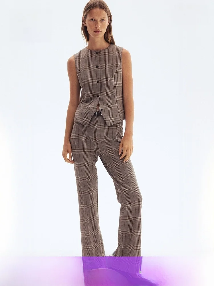 

Faionable круглый облегающий костюм Ne, жилет, женский Jaet H & M Ele, простой Sle, смесь волокна из полиэстера и спандекса