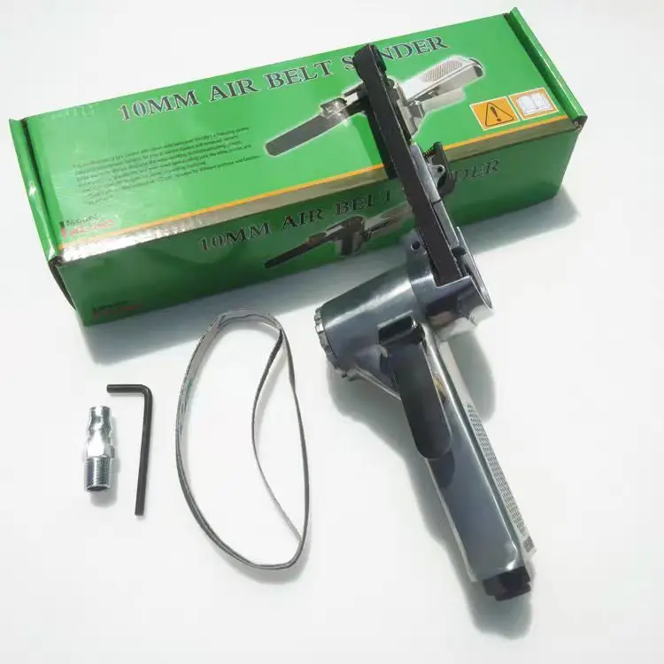 

330 мм x 10 мм 3/8 дюйма для воздушного компрессора, шлифовальный инструмент, мини-воздушная ленточная шлифовальная машина, воздушная угловая шлифовальная машина с шлифовальными лентами