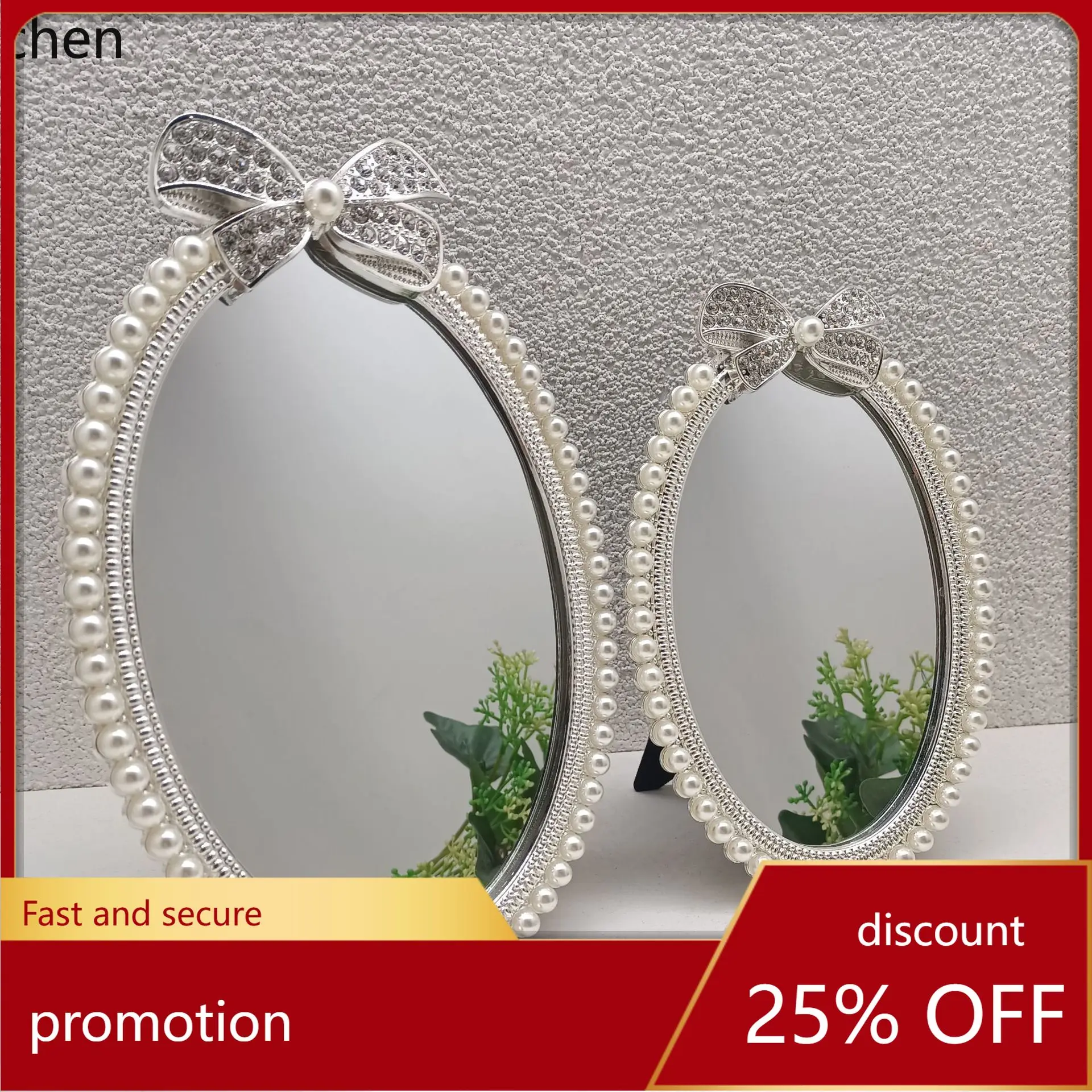 

Hxl metal fashion metal photo frame makeup mirror home decoration embellishment