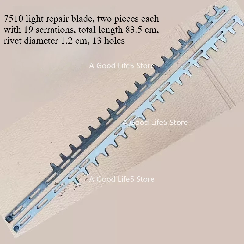 

Single & Double Blades Suitable for Handheld Hedge Trimmer & Tea Edge Trimmer, White Black