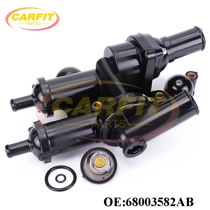 OEM 68003582AB Thermostat Housing Assembly For Dodge Journey Caliber Avenger Chrysler 200 Sebring Jeep Compass Patriot Car Parts