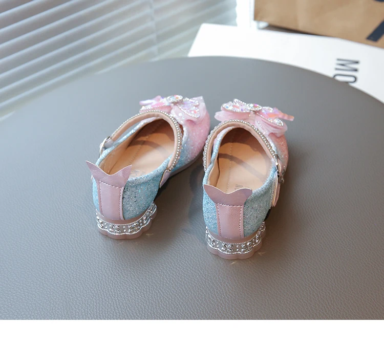 2026 Fashion Elegant Soft Sole Anti-slippery Versatile Dress Leather Shoe for Party Autumn New Children Princess Shoes for Girls