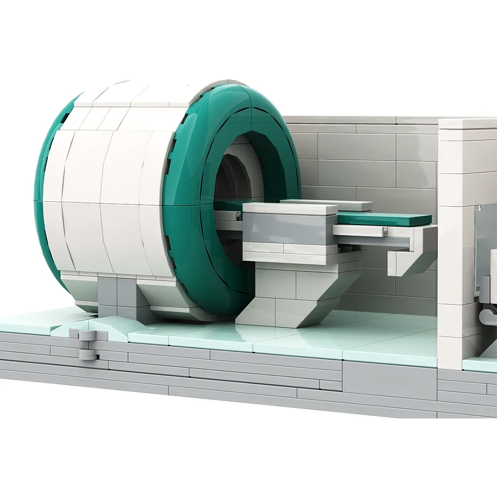 Gobricks MOC Medisch apparaat Apparatuur MRI Scanner Bouwstenen Set Idee Monteer Display Wetenschap Speelgoed voor kinderen Verjaardagscadeaus