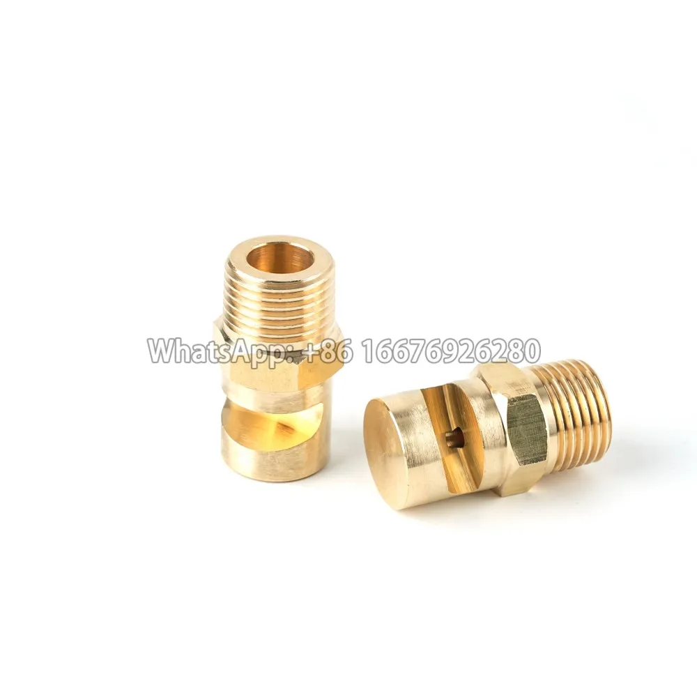 

Deflection flat fan spray nozzle, brass wide angle flat fan water flood jet spray nozzle, wide-angle flat nozzle