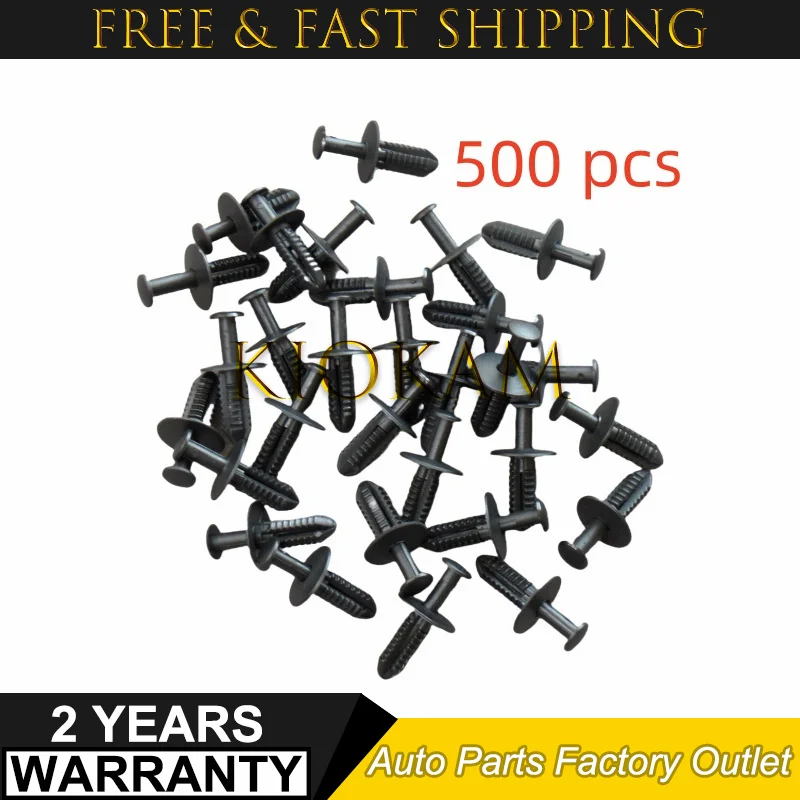 

500 PCS A1249900492 1249900492 For Mercedes Benz Fender Liner Rivet Clip SLK350 300E C220 C320 300D 124-990-04-92 124 990 04 92