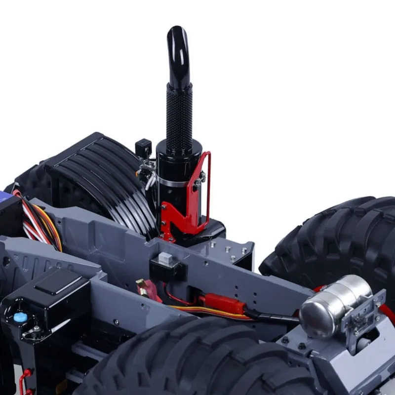 

LESU 1/16 4X4 RTR 1050 Радиоуправляемые тракторы, металлическое готовое шасси, окрашенная модель с замком дифференциала кабины, управляемый автомобиль