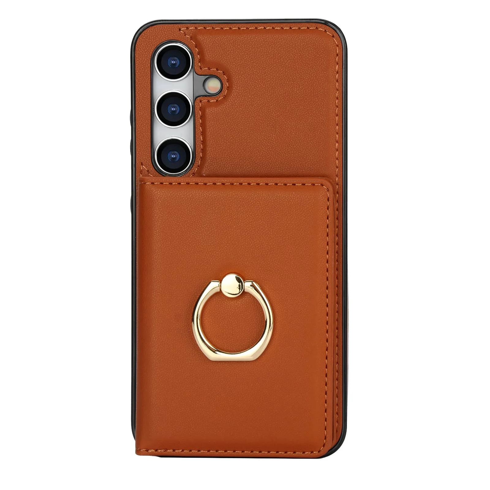 Portemonnee-etui met kaarthouder, 360° ° Rotatie Ring Kickstand Magnetische sluiting voor Samsung Galaxy A55/A35/A25/A12/A15/A54/A14/A73/A53