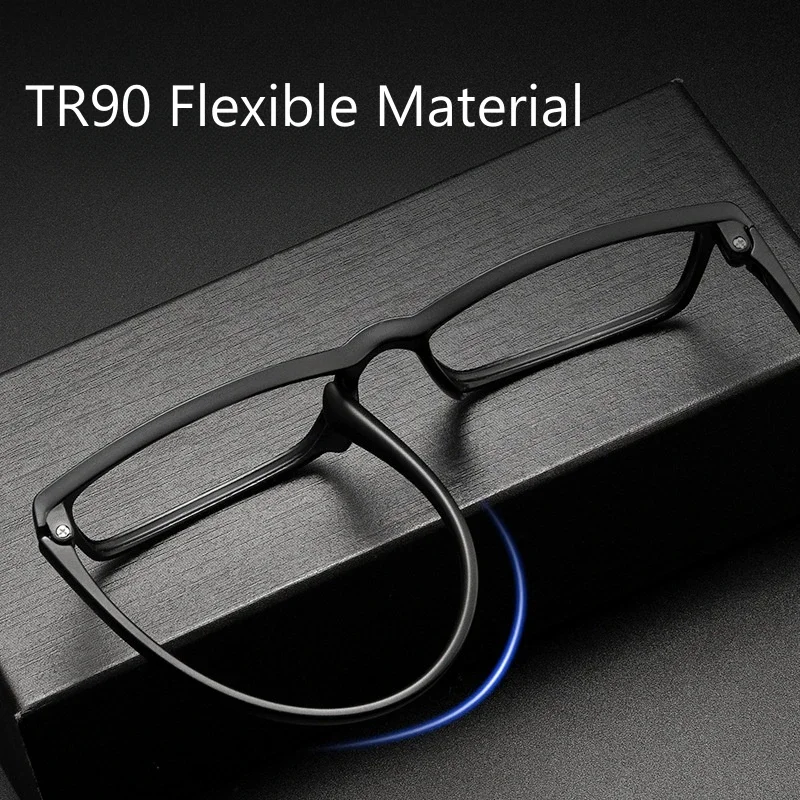 OLLYMURS фотохромные мужские оптические очки с защитой от синего луча, модные прогрессивные мультифокальные очки большого размера TR90 X2102