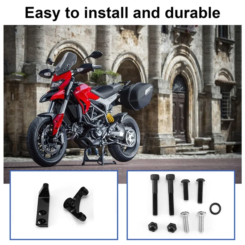 

Leading-Edge-For Ducati Hyperstrada 821 939 Hypermotard 939 821 SP Steering Stabilizer Damper Mounting Bracket Kit For Motorcycl