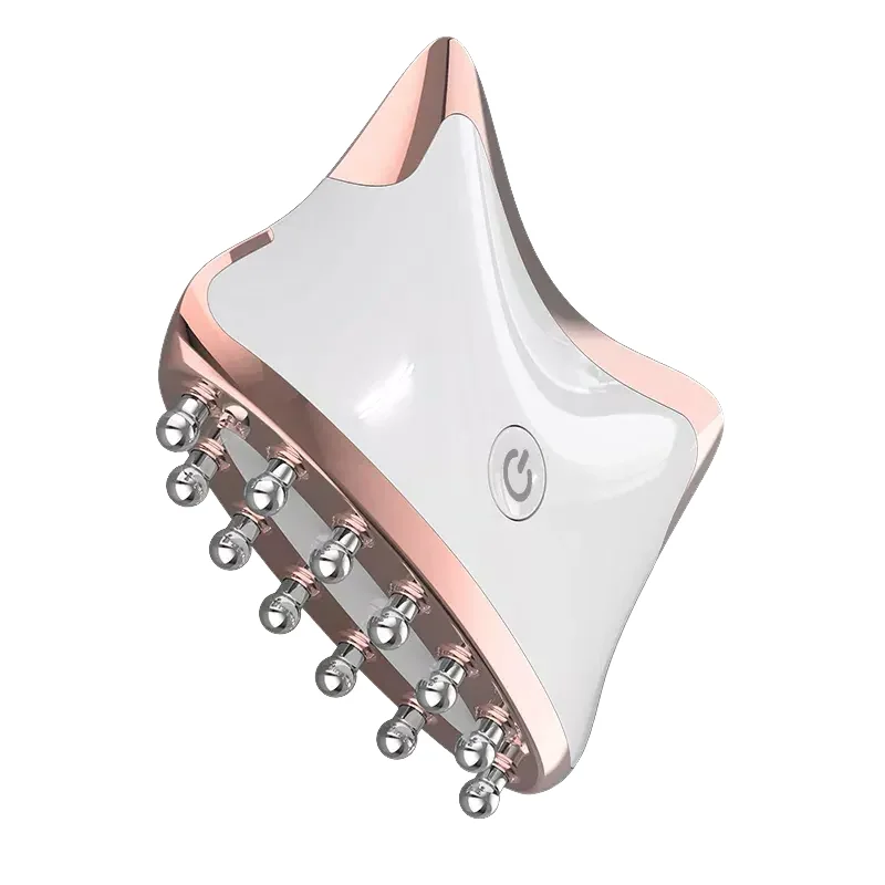 Smart Library Nieuw ontwerp Hand Held Gua Sha Elektrische verzorging Massager Board Tools USB Opladen ABS Materiaal EMS Gezichtslichaamsmassage