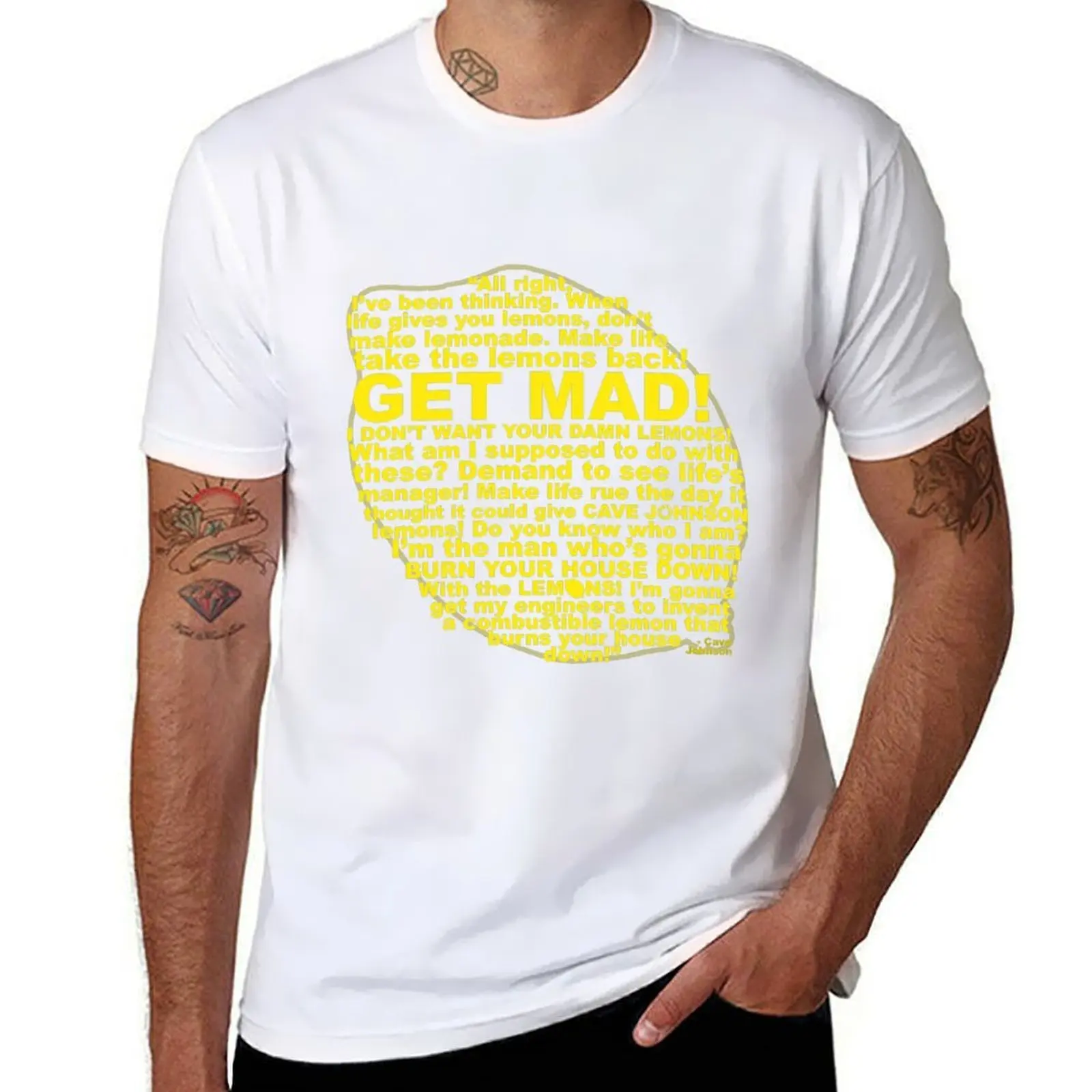 

When life gives you lemons T-Shirt t shirt for man anime t shirts oversize T-Shirt