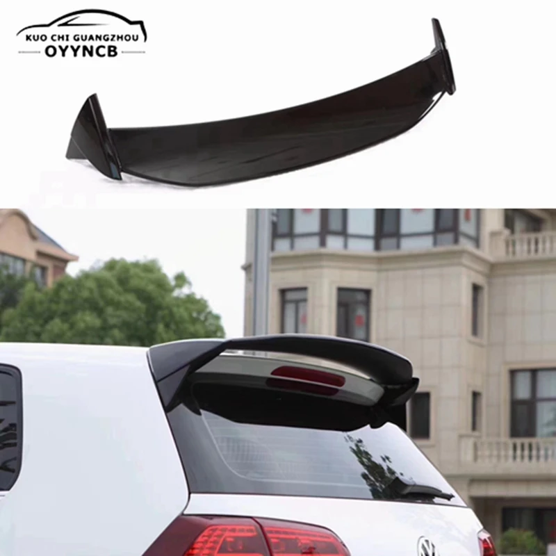 For Golf 7 MK7 MK7.5 Standard Edition Car Top Wing SPOILER ABS Material 2014-UP (Rline installation requires flank removal)