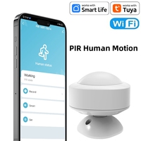 Tuya WiFi PIR Human Motion Sensor Smart Home App Remote Control Intelligent Linkage Body Infrared Detection Security Alarm