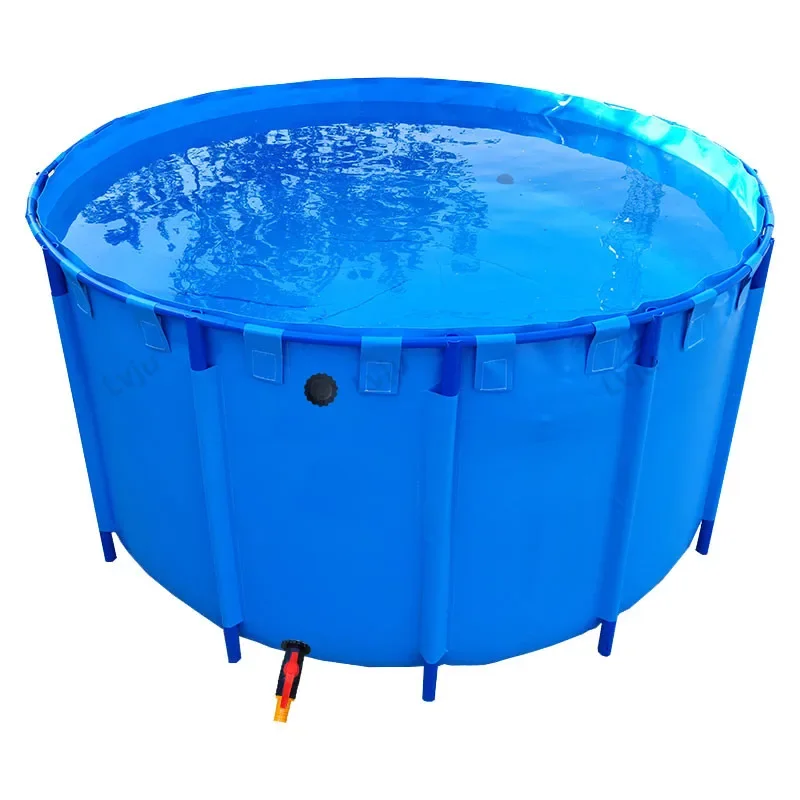 Green chrysanthemum manufacturer custom folding container emergency water storage bag PVC fire water storage tank