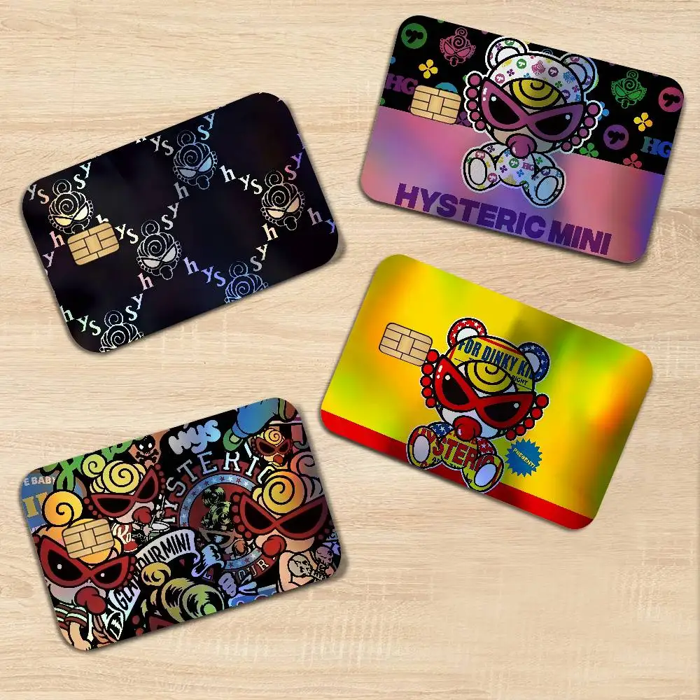 Japan Fashion H-Hysteric M-Mini Cute Laser Effect Bank Card Stickers Removable Multi Scene Craft Decor