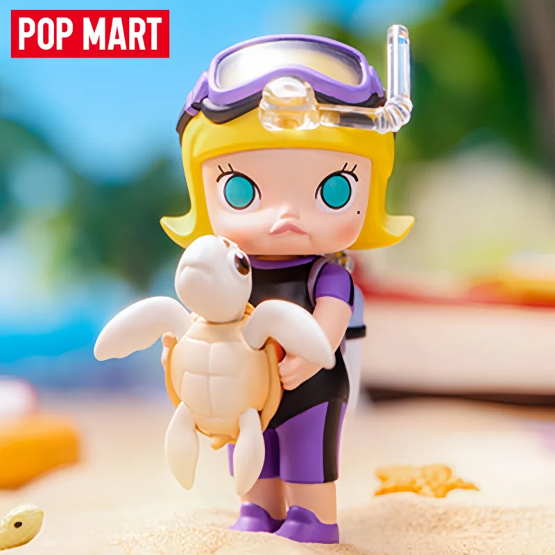

Original POP MART MOLLY My Childhood Series Trendy Blind Box Cute Desktop Decoration Model Toy Girl's Birthday Gift Surprise Toy