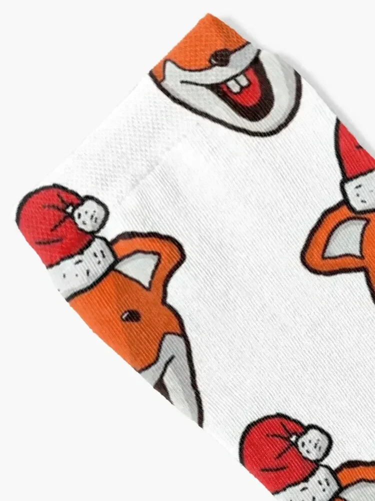 XMAS Basil Brush From The Basil Brush Show Socks golf custom funny sock Men Socks Women's