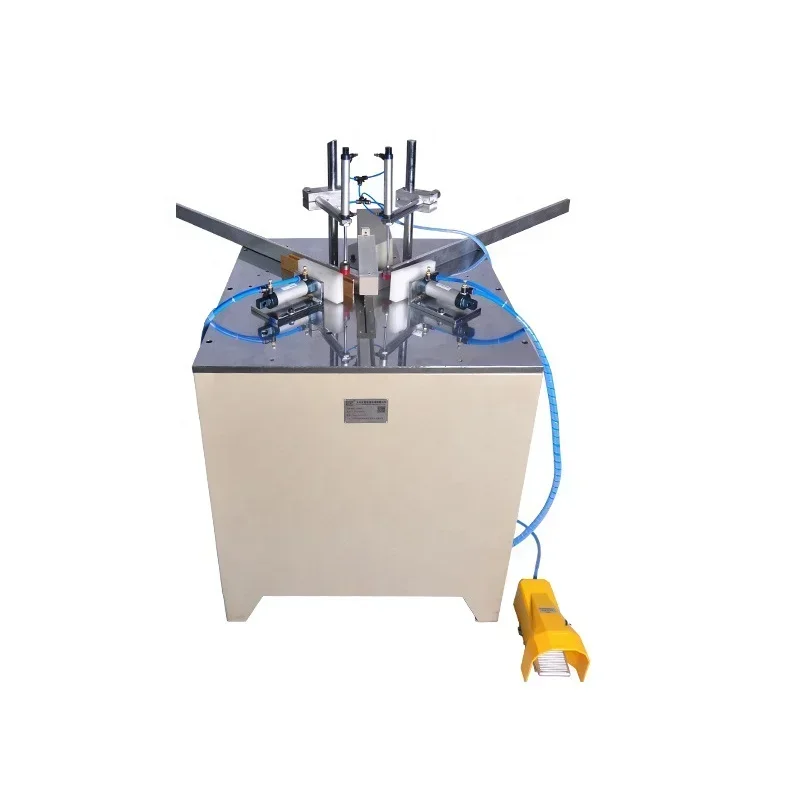 

Best price 45 degree 90 degree angle PS Wood MDF Aluminum moulding wood working machinary pneumatic frame cutting machine