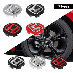 58MM/69MM Original Car Wheel Center Hub Caps Logo Cover decorazione accessori per Honda CITY CIVIC Mugen Pilot Type R Type S