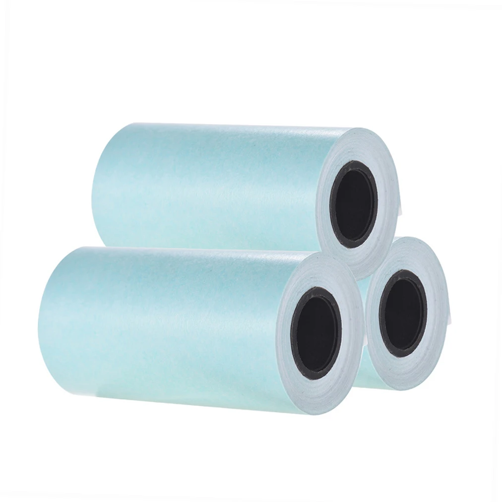 Printable Sticker Paper Roll Direct Thermal Paper with Self-adhesive 57*30mm for PeriPage A6 Pocket Thermal Printer