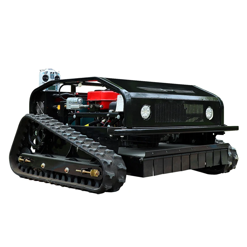 Customized Factory Price Tracked Remote Control Lawn Mower for Golf Courses Farms Gardens Remote Control Mower Robotic Lawn Mowe