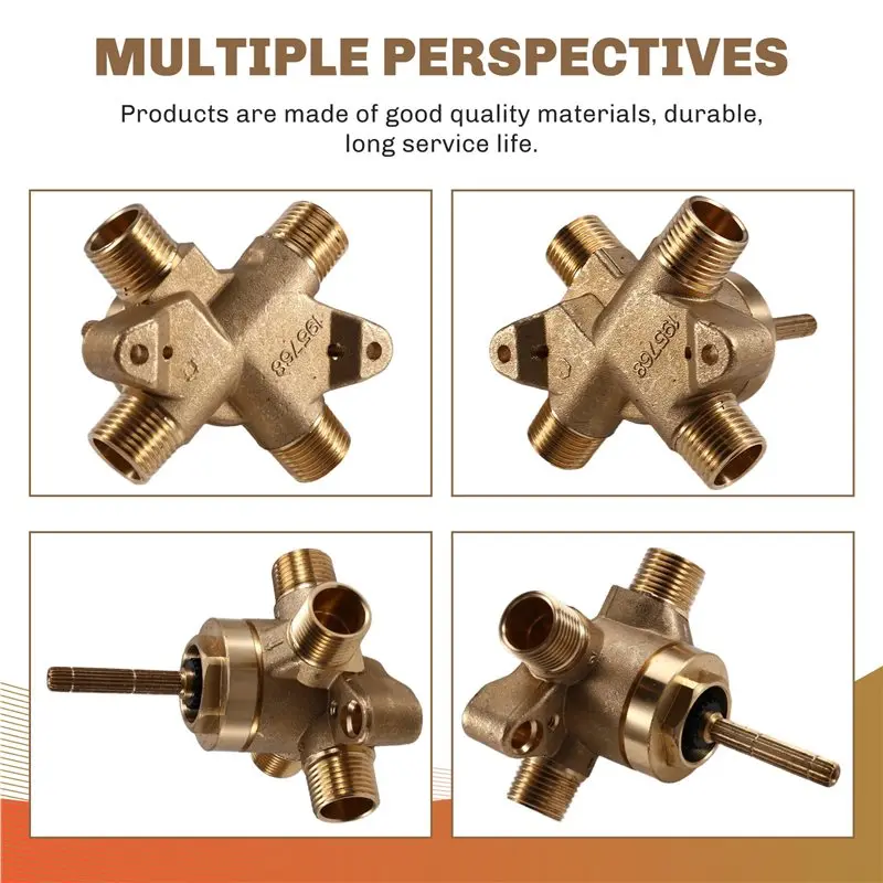 a95i-u231ci-function-diverter-valve-2-or-3-port-design-brass-structure-with-1-2-cc-ips-connections-for-moen-shower-valve