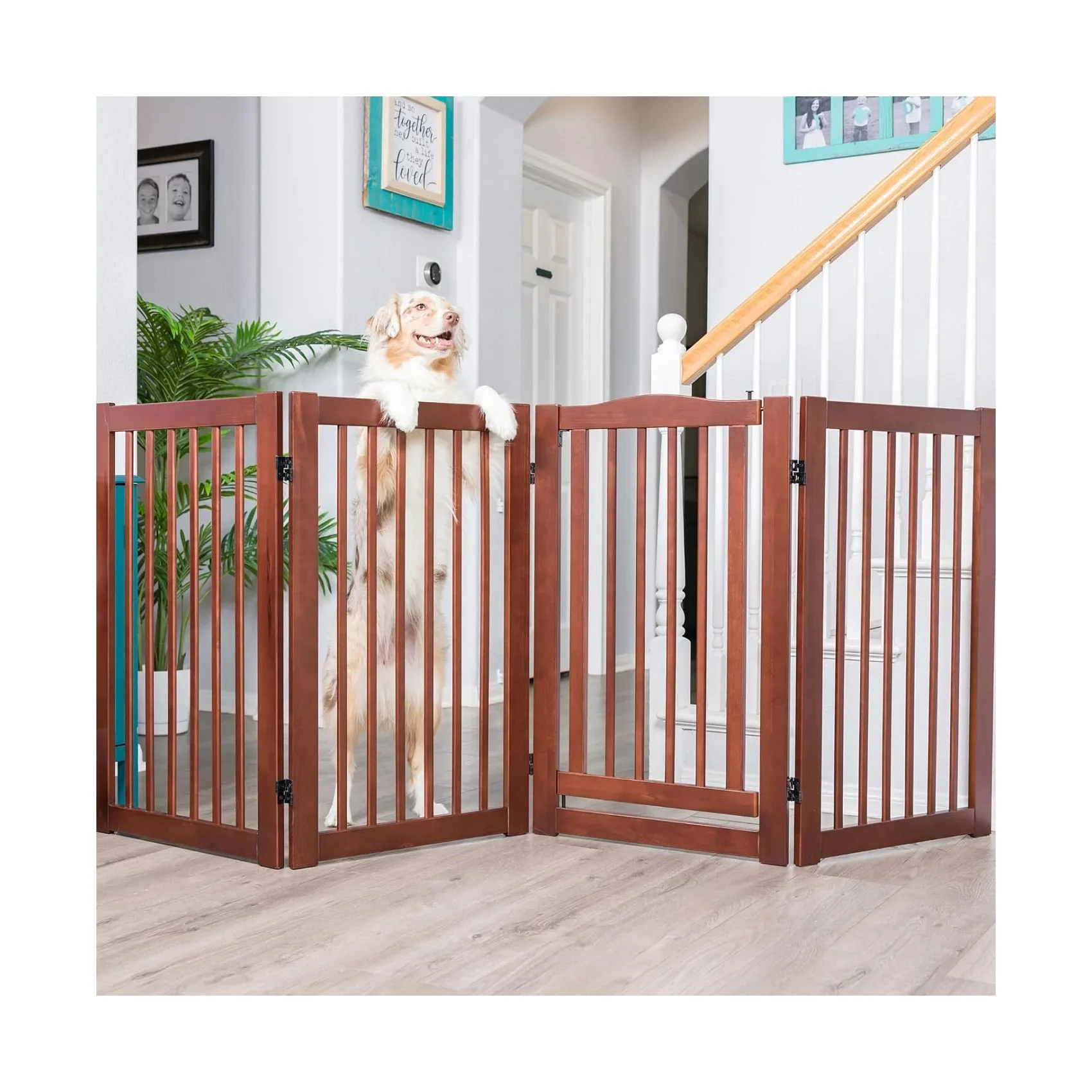 

High Quality Indoor-Outdoor Wooden Barrier Playpen Leisure Style Pet Exercise Cage Kennel Fence For Dogs And Cats