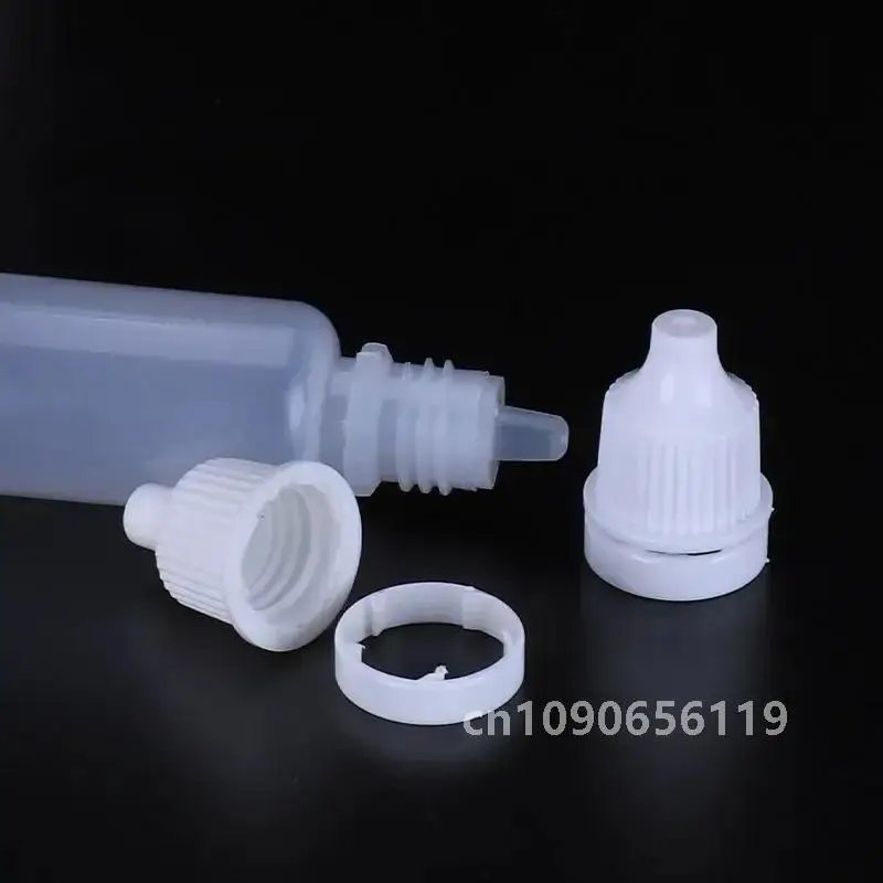 100PCS 3ML/5ML/10ML/15ML/20ML/30ML/50MLขายส่งตาLiquid DropperขวดรีฟิลขวดพลาสติกSqueezable DIYคอนเทนเนอร์