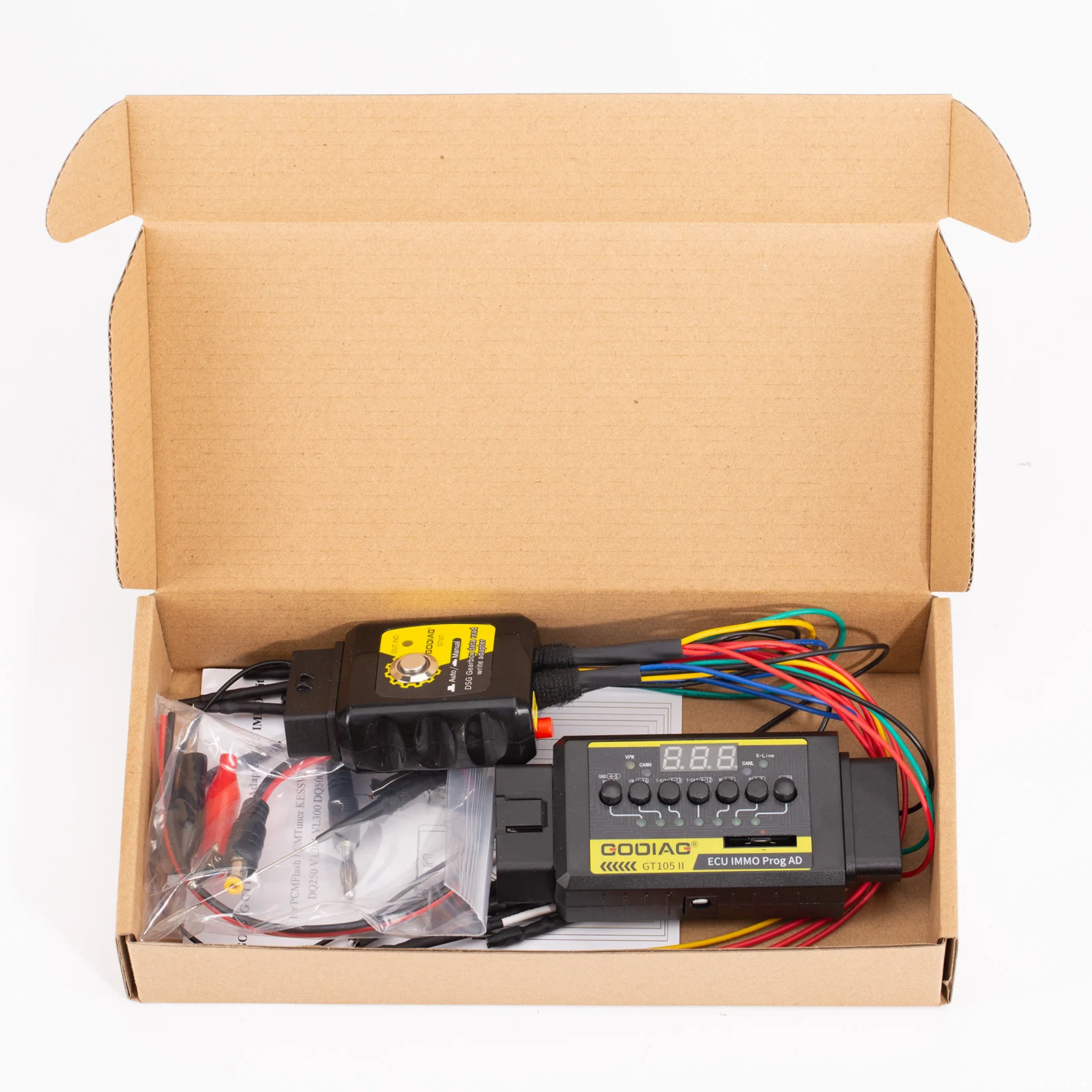 محول علبة التروس GODIAG GT107 DSG مع GT105 II IMMO Prog AD لـ DQ250، DQ200، VL381، VL300، DQ500، DL501 لبنز/BMW #6