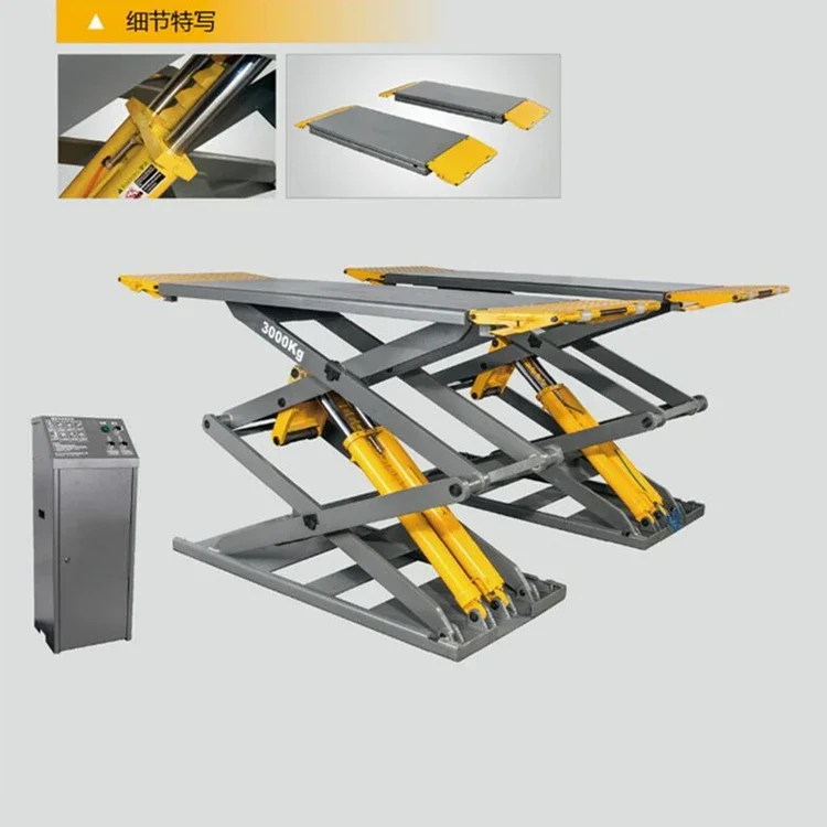 Car Lifter Scissor Lifter Small Scissor Lifting Platform Lift Lift Platform 3 Tons