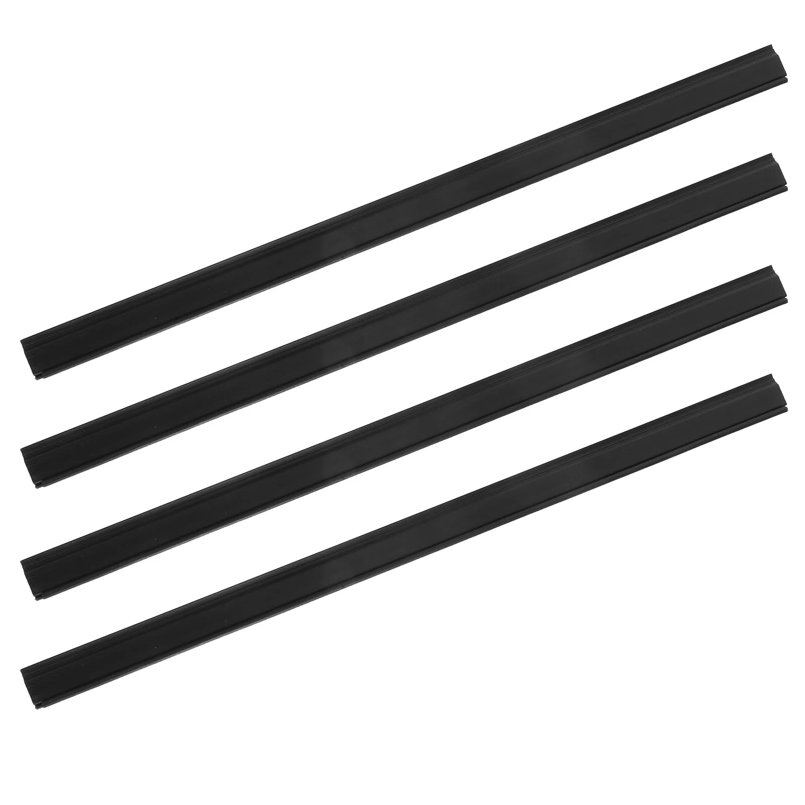 

4Pcs Boneless Wiper Blades Car Side Window Windshield Rubber Refills Universal Fit Durable Easy Installation All Weather