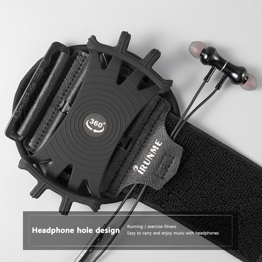 

Съемный вращающийся спортивный браслет для телефона, сумка на запястье для бега, сумка для вождения на вынос, навигационная сумка на руку, фитнес-велосипедная дорожка