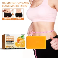 Slimming Vitamin C Soap Anti Cellulite Body Cleansing remove Big Belly fat burning Firming skin weight lost Moisturizing soap