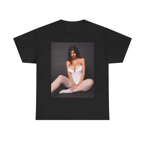 Mia Khalifa Shirt Funny Onlyfans Model Gift Joke Unisex Heavy Cotton Tee