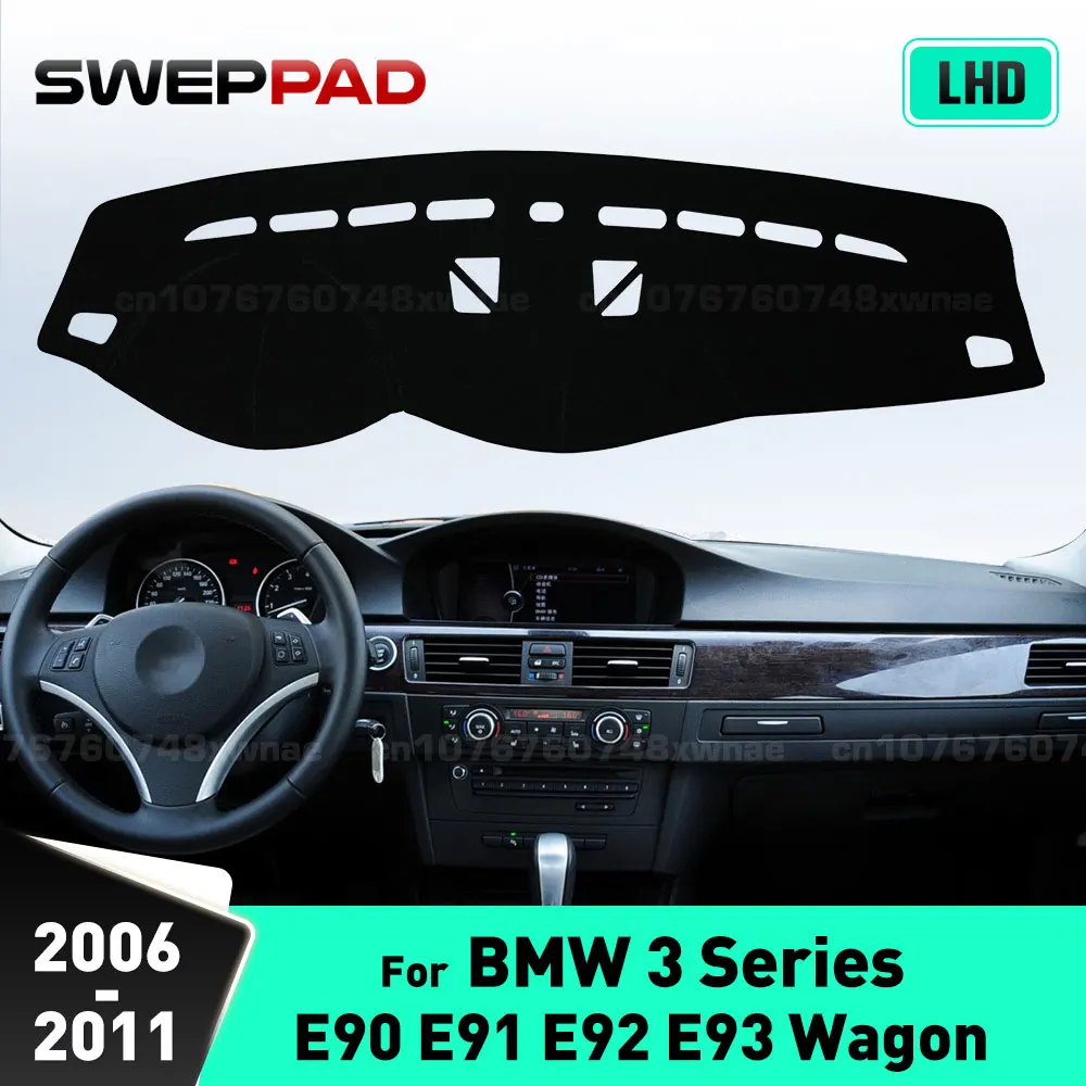 For BMW 3 Series E90 E91 E92 E93 Wagon 2006 2007 2008 2009 2010 2011 Car Dashboard Cover Dash Mat Anti-UV Carpet Car Accessories