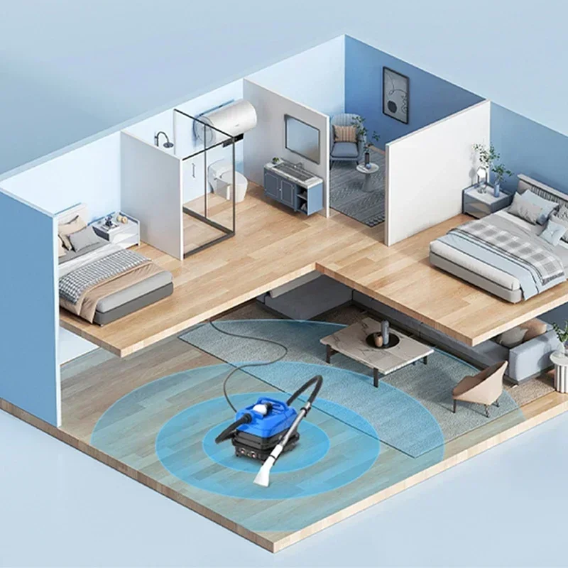 Máquina de limpieza integrada con succión en aerosol multifuncional, tela, sofá, alfombra de Hotel, cortina, máquina de limpieza comercial, artefacto