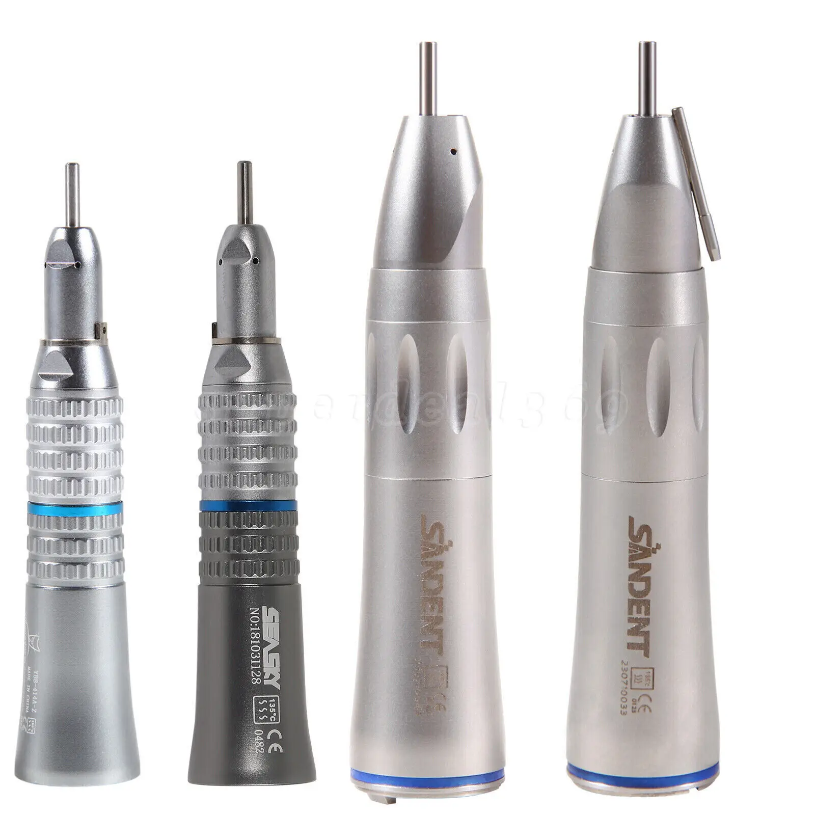 Dental Surgical Handpiece Straight Cone Nose Slow Low Speed 1:1 Fiber Optic Led/Non Fiber Optic Fit NSK