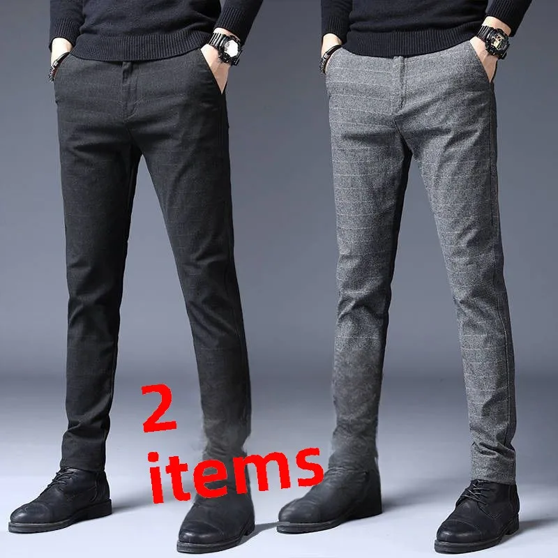 Invisible, Open-crotch Pants, Spring and Autumn Men's Casual Pants, Straight Trousers, Dating, Convenient Sex Men Clothing