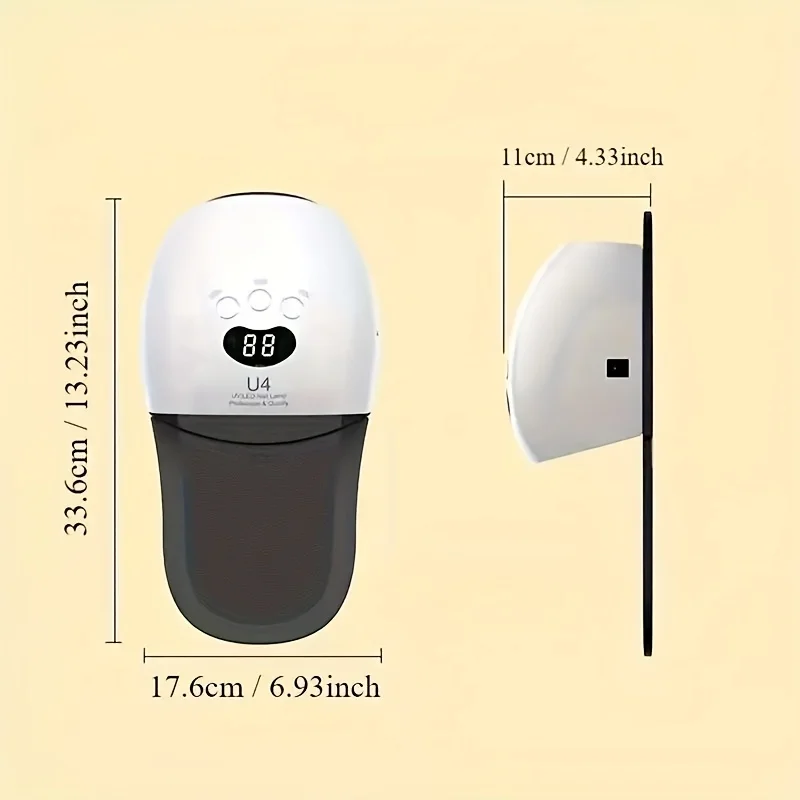 Dispositif lumineux pour champignons des ongles, 1/2/4 pièces, pour ongles des pieds et des mains