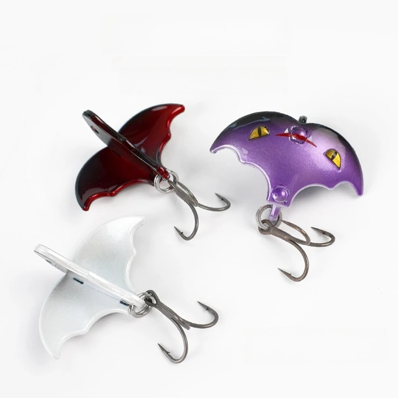 3 قطعة 40 مللي متر/10 جرام المعادن الترتر تهزهز الطعوم الصب VIB إغراء الخفافيش شكل غرق الطعوم باس الاهتزاز جثم بايك الصيد السحر Pesca #5